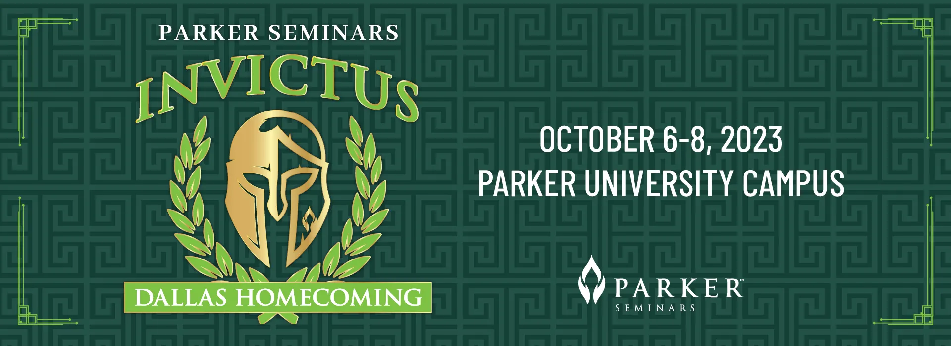 Parker Seminars Invictus Dallas Homecoming
